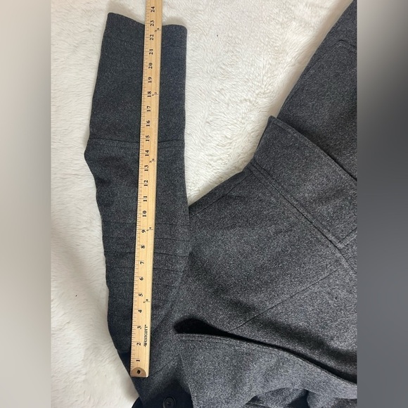 Belstaff Fayer Cashmere Blend Double Breasted Convertible Peacoat Coat 48 Gray - Picture 9 of 16